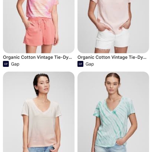 Gap Women’s V Neck short sleeve t-shirts organic vintage v-neck set of 3 casual - Picture 17 of 17
